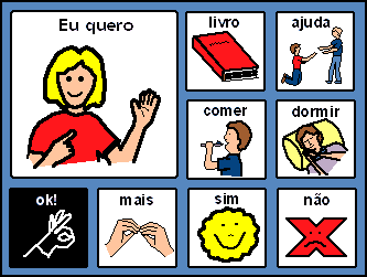 prancha de comunicação alternativa