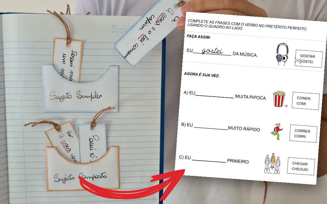 Atividade adaptada para aluno com deficiência intelectual com apoio visual e modelagem